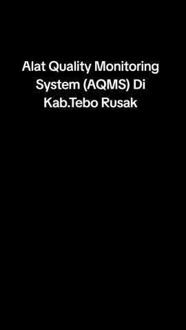 ARSYNEWS.id, TEBO- Alat Quality Monitoring System (AQMS) di Kabupaten Tebo rusak, setelah sejumlah kompresor tidak berfungsi. Hal ini diungkapkan, Kabid Pengendalian Pencemaran Kerusakan dan Penataan Lingkungan Hidup Deriansyah. Diakuinya, hal ini diketahui ketika angka di masing - masing parameter tidak berubah setiap hari. Untuk itu, dilakaukan pengecekan. Ternyata kompresor tidak menyala. 