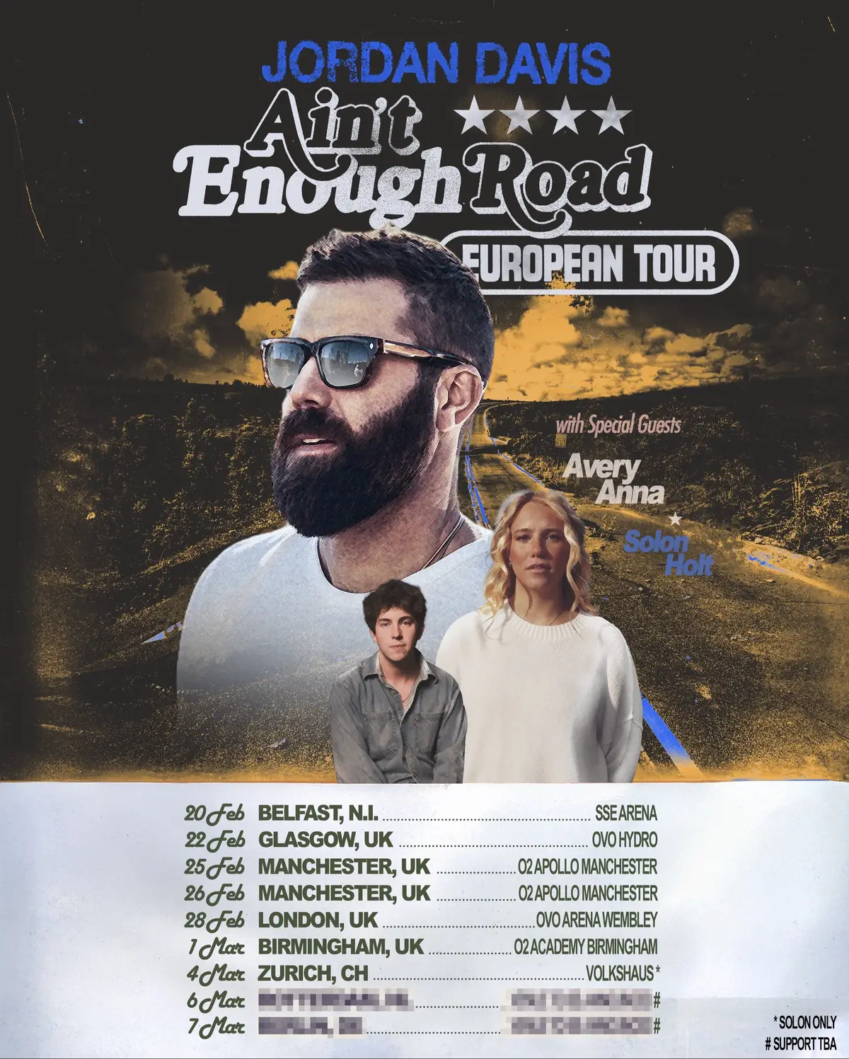I can’t wait to see y’all there.  Tickets and VIP upgrades go on sale to the public Friday, 15 Aug. @ 10am local. Join the Parish Gold OR pre-order Learn The Hard Way on CD or vinyl at shopuk.jordandavisofficial.com by Monday 11 Aug @ 12pm BST to get access to presale tickets starting Wednesday 13 Aug. #OnTour 