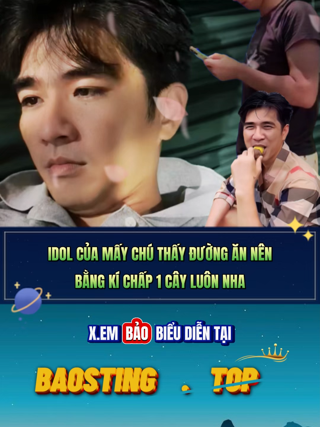 IDOL MẤY CHÚ THẤY ĐƯỜNG ĂN NÊN BẰNG KÍ CHẤP 1 CÂY NHA #C1 #C2 #C3 #xuhuongtiktok #baosting #baostingshop