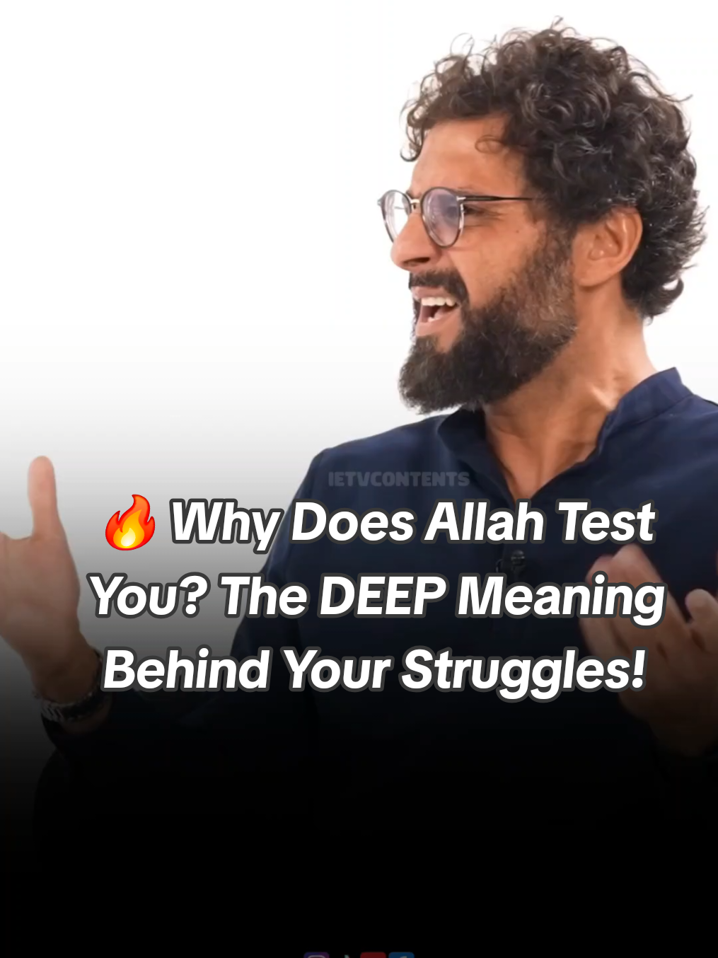 🔥 Why Does Allah Test You? The DEEP Meaning Behind Your Struggles! 😢✨. Speaker - Ousama Alsurafa 💔 Ever wondered why Allah tests you with hardships? It’s not a punishment—it’s a sign of His love! 💖 Watch till the end to understand the wisdom behind your struggles. #islam #islamic_video #ousamaalshurafa #muslimtiktok #hardshipinislam 