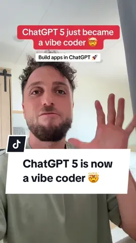 ChatGPT 5 backers a vibe coder #aiautomation #aitools #aitrends #chatgpt #chatgpt5 #aiagent #vibecoding 