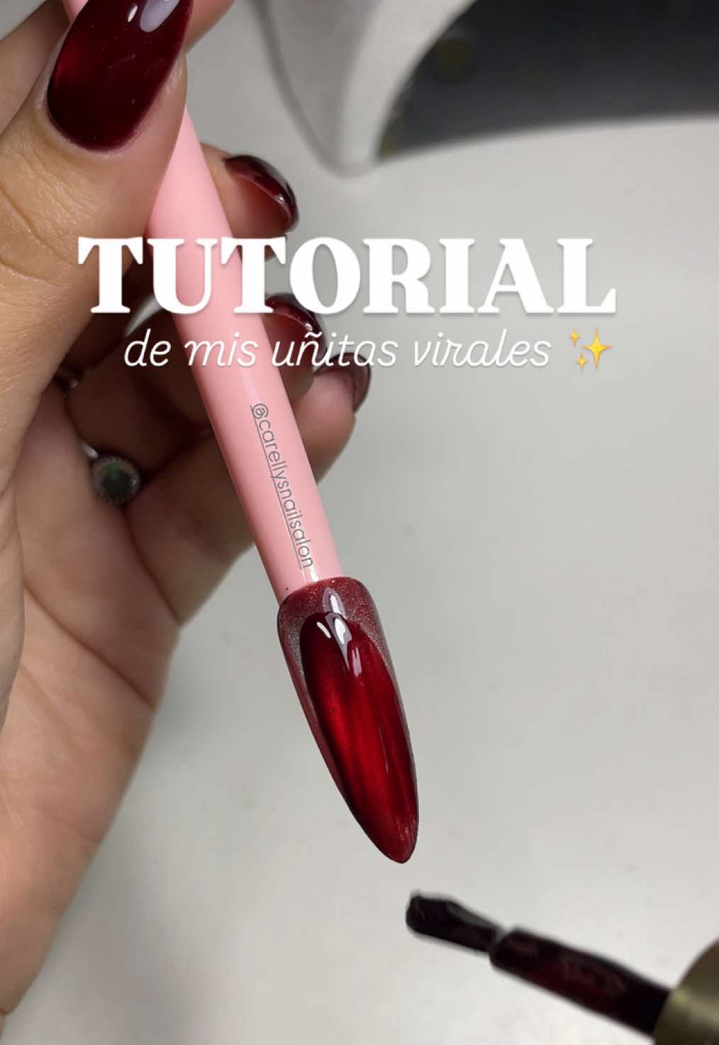 Respuesta a @Andrea Decora Así fue la aplicación de ojo de gato con gel vitral 🥰 muchas gracias por tu comentario  #nicaragua🇳🇮 #carellysnailsalon #salondeuñas #nails #nails💅 #fyp #parati #nailtech #nailart #softgel #cateye #uñas #uñasrojas #cateyenails 