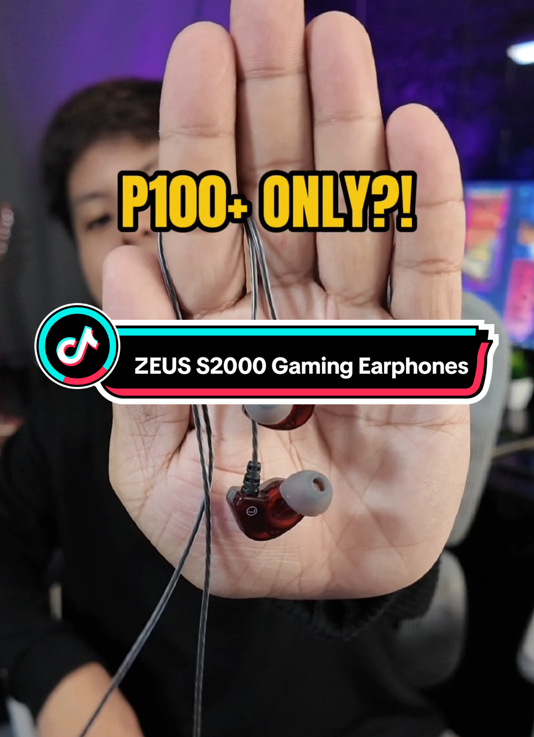 Legit nga guys 100+ lang ang earphones na to 🙌 #zeus #gamingearphones #surroundsound #budgetearphones #S2000 #music #gaming #shinraTV #fyp 