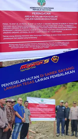 🚨 Hutan Lembah Gumanti Disegel! 🚨 Tim gabungan Balai Gakkum Kehutanan Sumatera hentikan penebangan liar di Sariek Bayang, Solok. Menariknya, penyegelan ini dihadiri anggota DPRD Pesisir Selatan, bukan wakil rakyat Solok. Politisi PAN, Novermal Yuska, tegas minta penebangan dihentikan permanen, kawasan direhabilitasi, dan status lahan dikembalikan jadi hutan suaka alam. Balai Gakkum temukan indikasi pelanggaran serius—pembukaan jalan dan penebangan kayu besar-besaran yang berpotensi picu bencana. Aksi ini diharapkan memicu dukungan luas untuk selamatkan hutan yang terancam. 🌳🔥 #solok  #pesisirselatan #illegallogging  #lingkungan  #hutan #fyp #fypage #fyppppppppppppppppppppppp #berita #beritatiktok #beritaviral #beritaterkini 