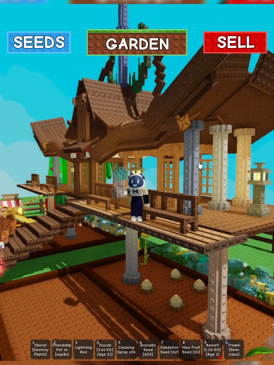 MENGUBAH CARROT MENJADI PET LANGKA!!! │ GROW A GARDEN - ROBLOX INDONESIA #hiro #hirosirobot #shorts