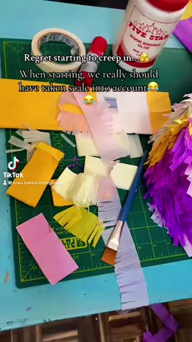 It took AGES!!!! Like….tea break, snack break, water break, lunch break…just ages😂  But it came out lovely and lots of lessons learnt.  xoxo #nairobi #kenya #pinata #party #treats 