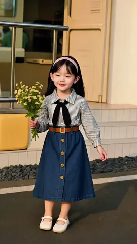 Setelan rok kemeja anak model kekinian #setelananak #setelanrokanak #setelanrokanaklucu #setelananakperempuan 