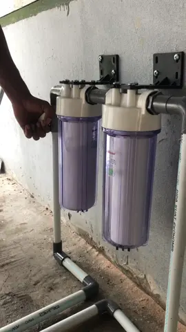 Pemasangan filter air PDAM, 2 Housing 10 in + Spoon