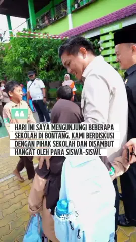 Hari ini saya bersama teman-teman DPRD mengunjungi beberapa sekolah di Bontang. Kami berdiskusi dengan pihak sekolah dan disambut hangat oleh para siswa-siswi. Kehangatan dan semangat mereka menjadi energi positif bagi kami untuk terus mendukung kemajuan pendidikan.