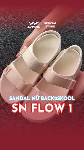 SN FLOW 1 trắng kem - Đôi sandal nữ đáng sở hữu mùa hè này, đặc biệt là trong dịp Back to School này!  #AviwinVietNam #dep #sandals #depnu #SnFlow1 