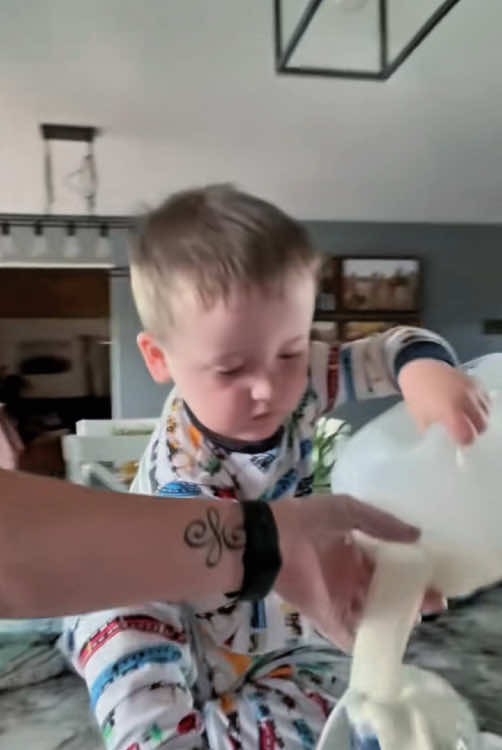 Baby make life full of joy 🤣#funny #funnytiktok #kids #funnyvideos #funnybabyvideos #babylove #fyp 