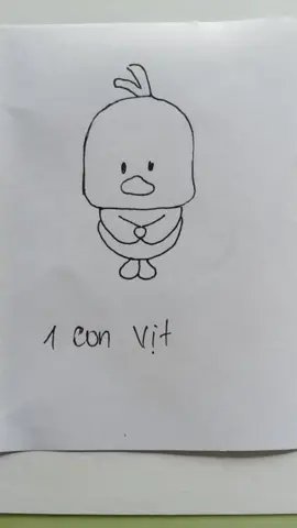 Một con vịt xoè ra 2 cái nách#vebay #vitcute 