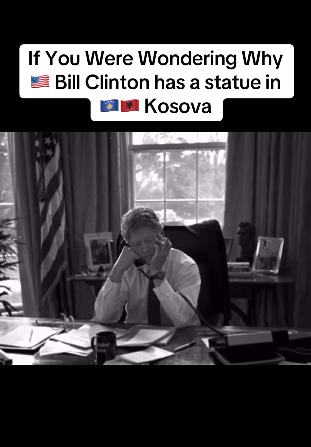 If You Were Wondering Why 🇺🇸 Bill Clinton has a statue in 🇽🇰🇦🇱 Kosova #🇺🇸 #usa #america #billclinton #🇷🇸 #serbia #balkantiktok #balkan #🇦🇱 #🇦🇱🇽🇰 #🇦🇱🇦🇱🇦🇱 #🇦🇱🇽🇰❤️ #🇽🇰 #🇽🇰🇦🇱 #🇽🇰🇦🇱👐 #🇽🇰🇽🇰🇽🇰 #thankyouusa #yugoslavia 