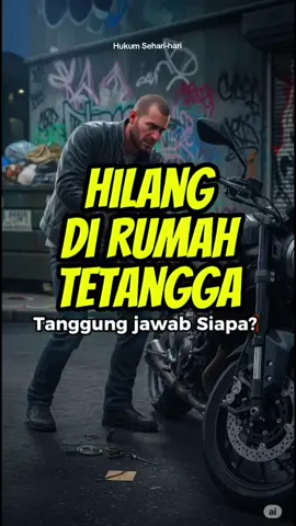 🧠 Intinya: hukum lihat niat, bukti, dan kelalaian. Bukan cuma “hilang = salahin yang dititipi”. 💬 Pernah ngalamin kejadian kayak gini? Komentar dong: tanggung jawab siapa menurut kamu? --- #MotorHilang #TitipMotor #TanyaLawyer   #GueLawyerGueJelasin #FaktaHukum #HukumPerdata   #KontenHukum #LawyerTalk #ViralTikTok   #EdukasiHukum #DramaTetangga #KasusUnik   #HukumTitipan #TikTokHukum #PengacaraIndonesia   #CeritaHukum #FYPIndonesia #KontenFYP #CapCut 