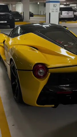 Mustard Ferrari LaFerrari #carsoftiktok #dubaicars #viral #ferrari #fyp #luxurycars 