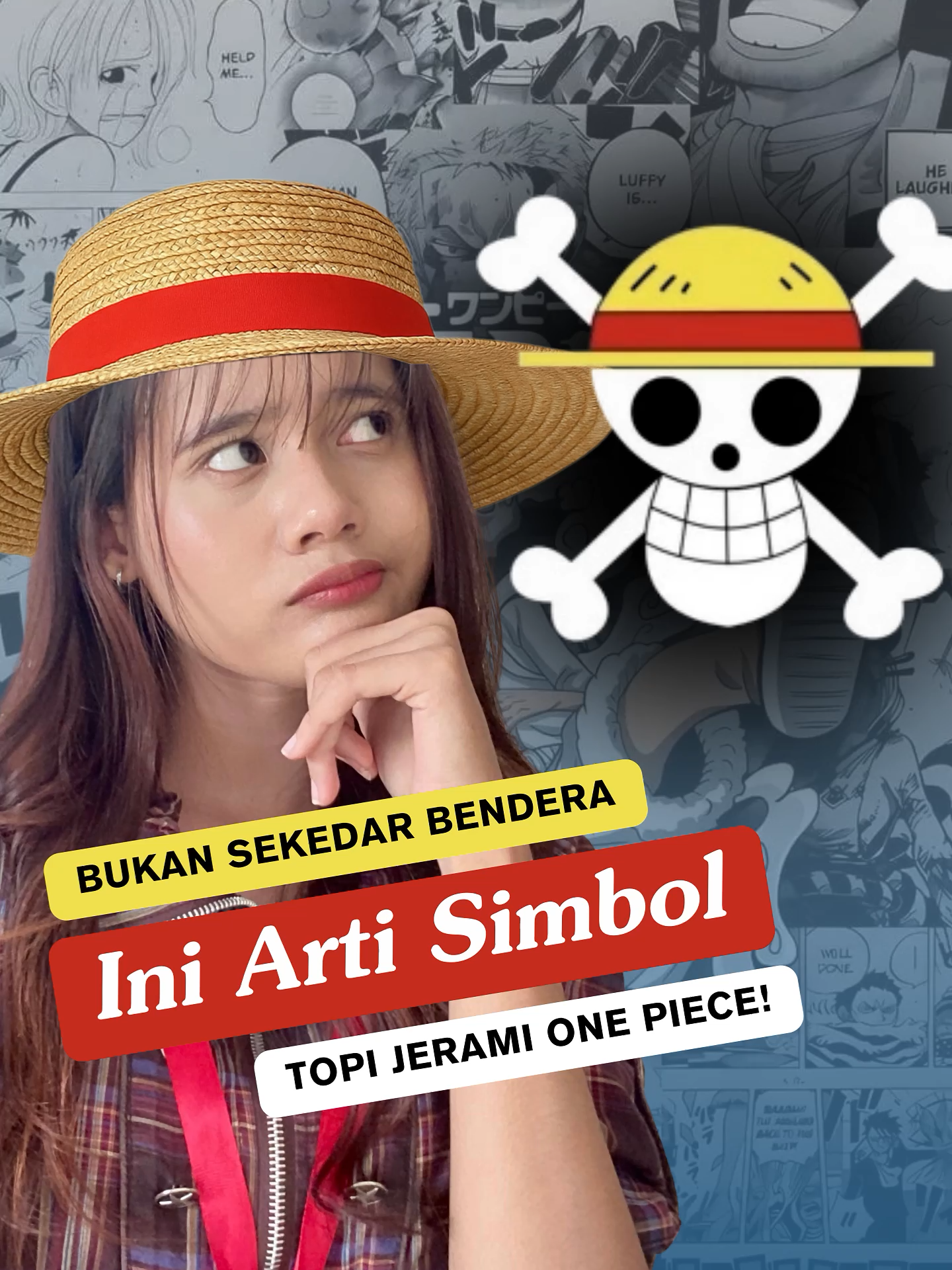 Bukan sekadar ikon anime, bendera Kru Topi Jerami dari One Piece kini ramai digunakan sebagai simbol ekspresi generasi muda. Apa sebenarnya makna di balik bendera ini? Apakah hanya simbol hiburan, atau punya arti lebih dalam bagi para penggemarnya? 🎙️ Internship Kupas Tuntas Host: Risya Audila Editor: Ezra Valentya #KupasTuntas #OnePieceIndonesia #JollyRoger #BenderaMugiwara #HariKemerdekaan #SimbolEkspresi #GenerasiMuda #AnimeCulture #FYP #Viral #OnePiece