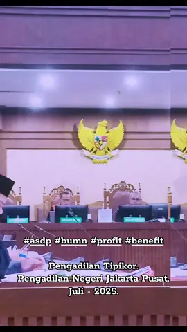 Merenung ??? Bukan. #asdp #bumn #bumnuntukindonesia  #irapuspadewi #yusuf #harry  #saveira #saveyusuf #saveharry  Juli - 2025. Pengadilan Tipikor.  Pengadilan Negeri Jakarta Pusat.