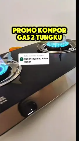 Membalas @tika13841 Langsung diorder di keranjang kuning ya kk, Kompor gas 2 Tungkunya #komporgas2tungku  #promoterbatas  #komporgas 