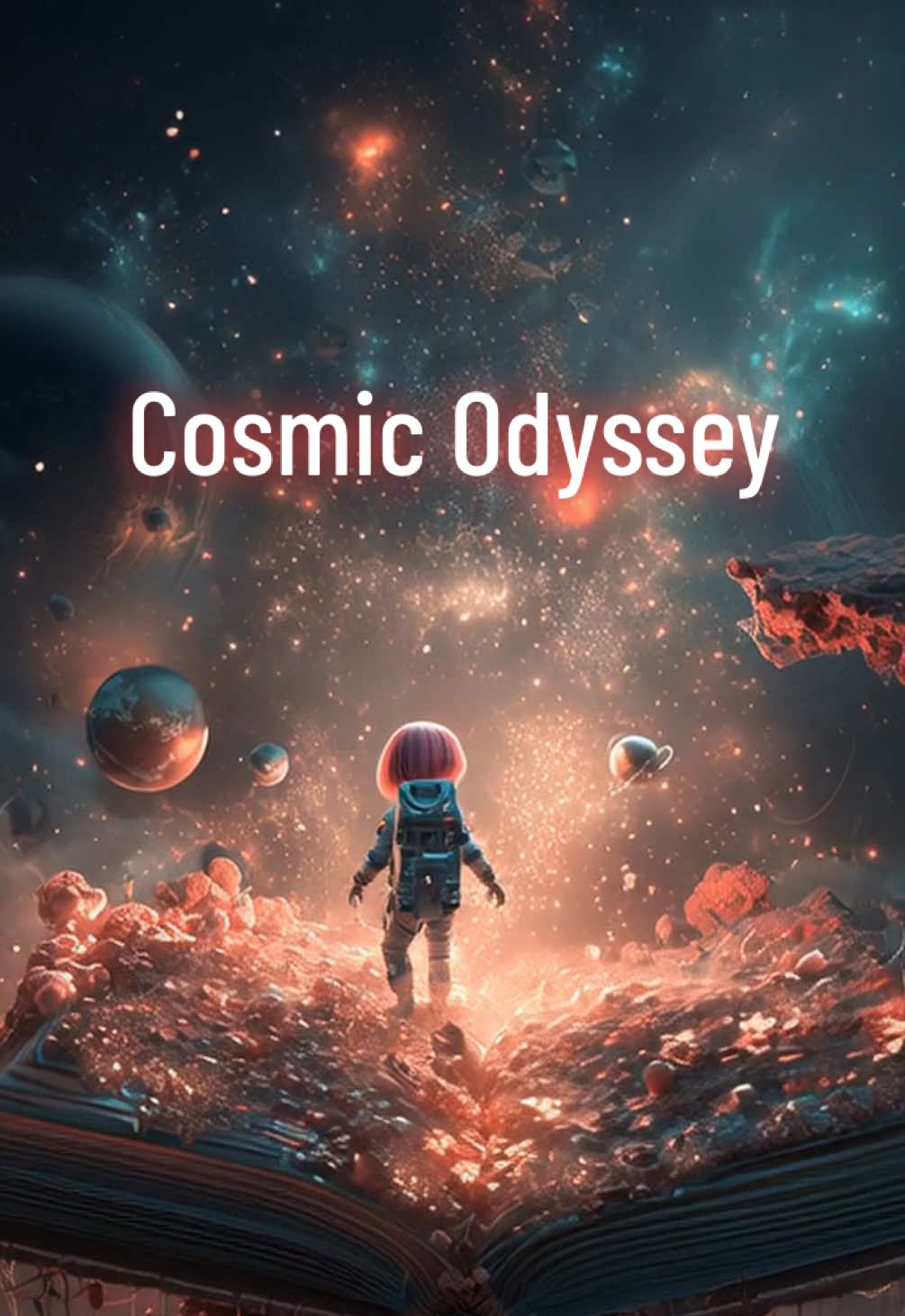 Cosmic Odyssey 🪐 #fantasy #絵本 #fairytail #interstellar #spaceexplorers #anime #cosmiclove 