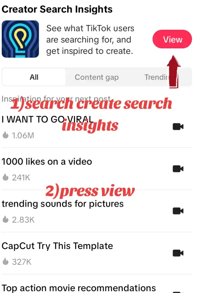here is the way to go viral on tiktok by creatersearch insights #creatersearchinsights #trendingvideo #goviral #2025vision #creatorsupport #contenttip #contentstrategy 