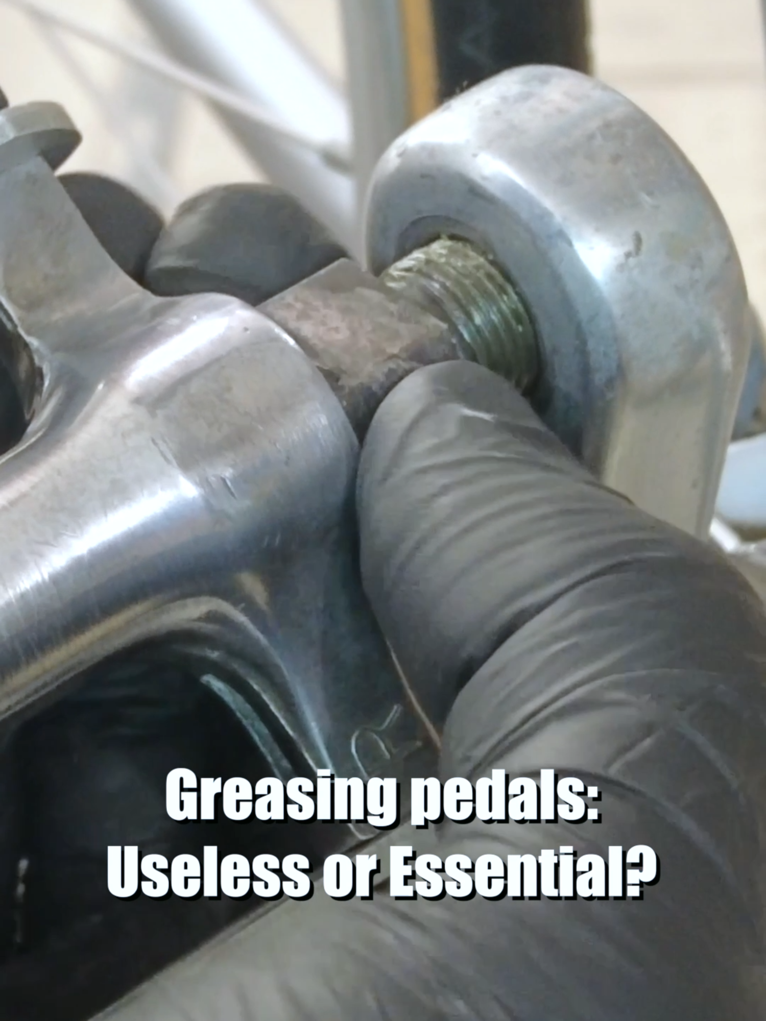 Grease your pedal threads… Or regret it later