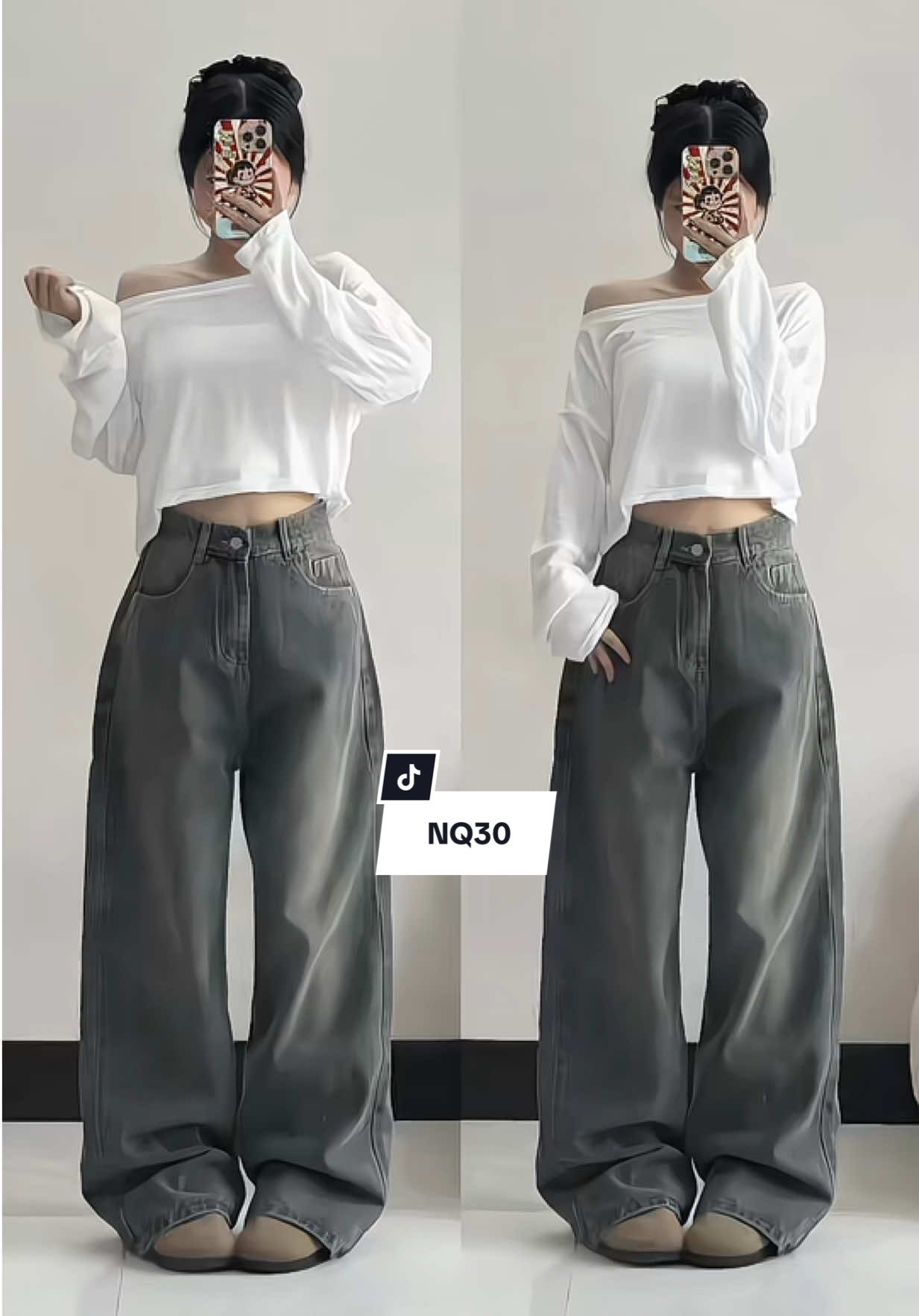 Quần jean NQ30 #xuhuong #review #fyp #OOTD #phoidoxinh 