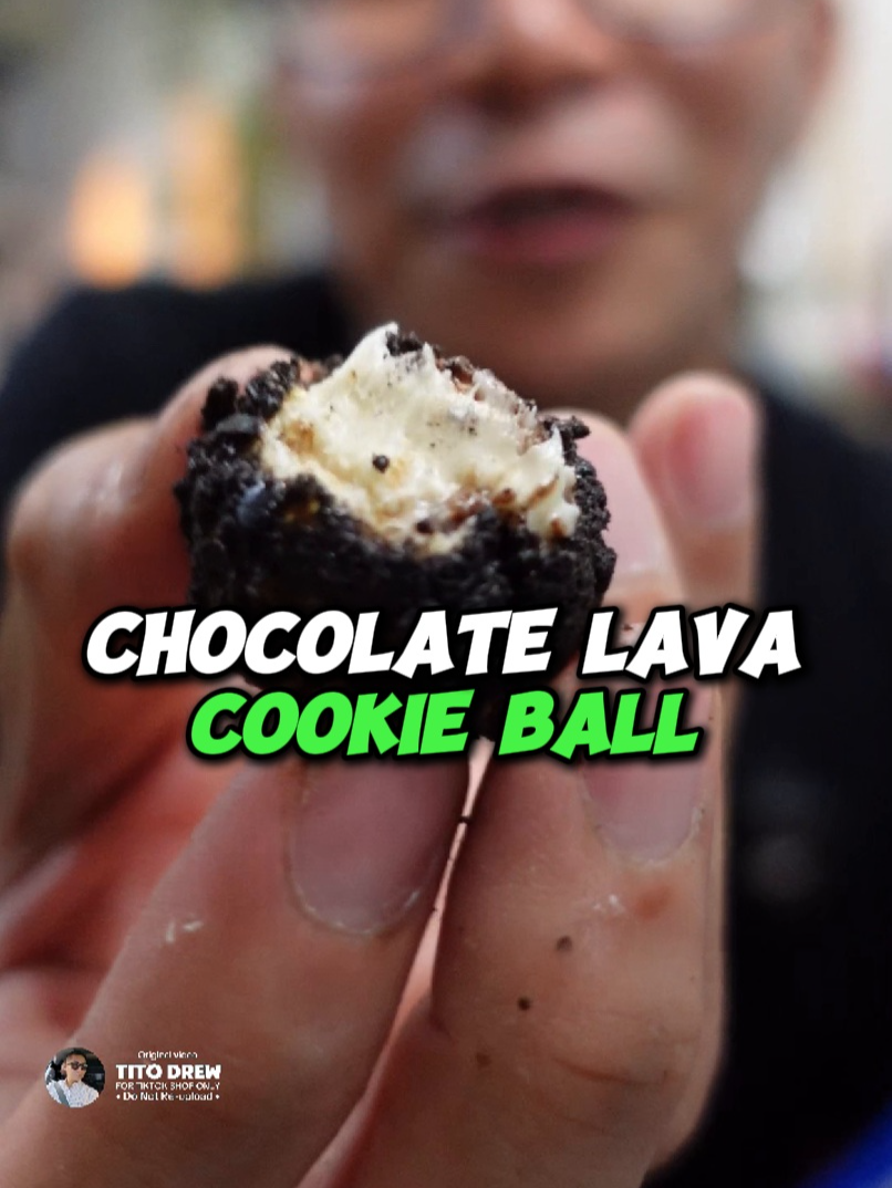 CHOCOLATE LAVA COOKIE BALLS #snacks #chocolate #lavaballs #baon #meryenda #creamy #dessert