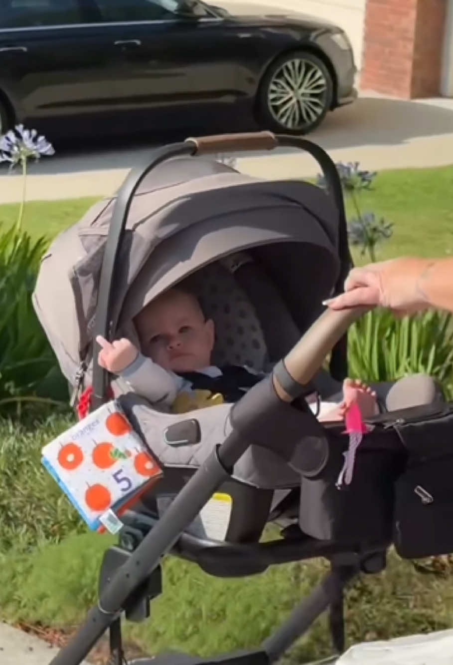 Baby middle finger. 🖕🤣 #funny #funnyvideos #tiktok #babiesoftiktok #babylove #cutebaby #funnybaby #baby #foryou #funnytiktok #Love #lovebaby #fyp 