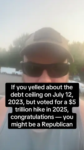 Results may vary #DebtCeiling #Politics #GovernmentSpending #FiscalResponsibility #Hypocrisy #Congress #PoliticalCommentary #WeThePeople #Accountability #Bipartisan #ForThePeople #Democracy #HoldThemAccountable #TaxpayerMoney #PoliticalHumor #Tiktokpolitics 