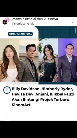 APAKAH BILLY & HAVIZA AKAN BERPERAN SEBAGAI SEPASANG KEKASIH 🤔😍 .  .  #billydavidson #havizadevi 