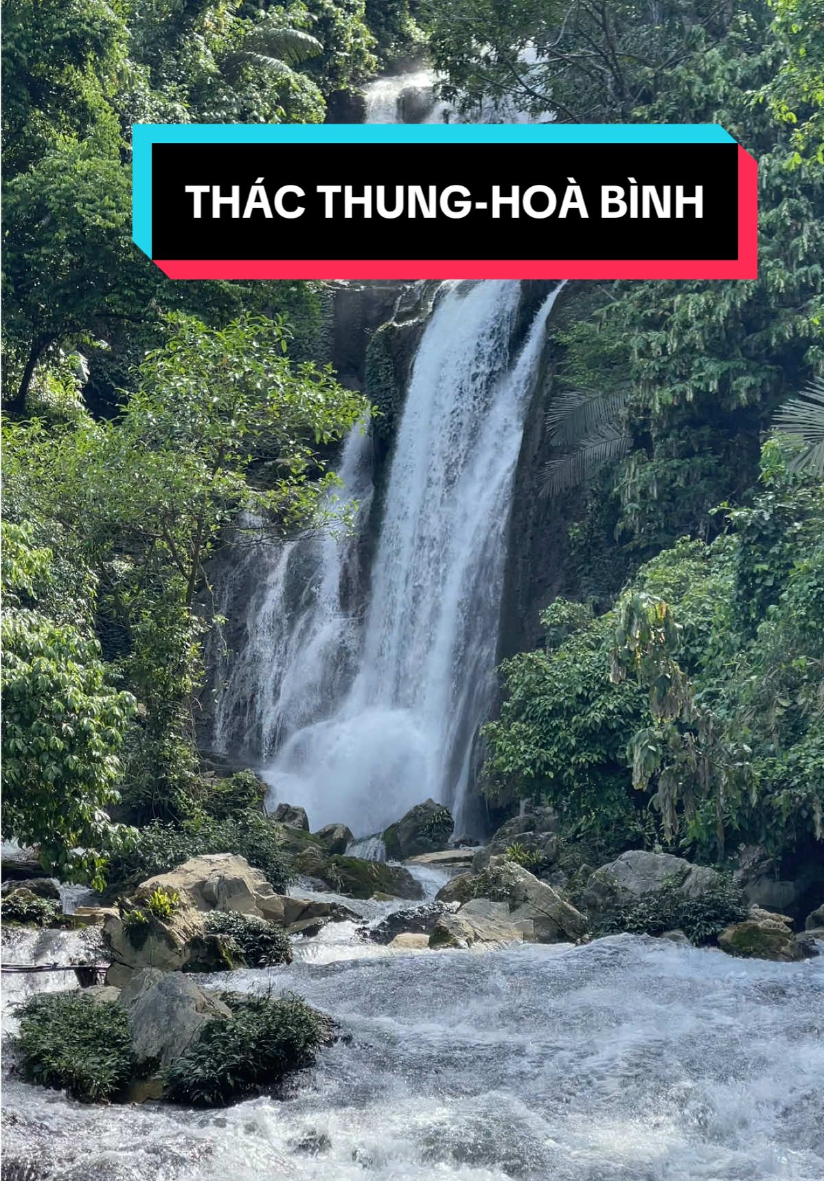 một thác phải gọi là còn rất hà hoang sơ.đẹp mê ly.#thácthunghòabình #xh #thác_trăng 