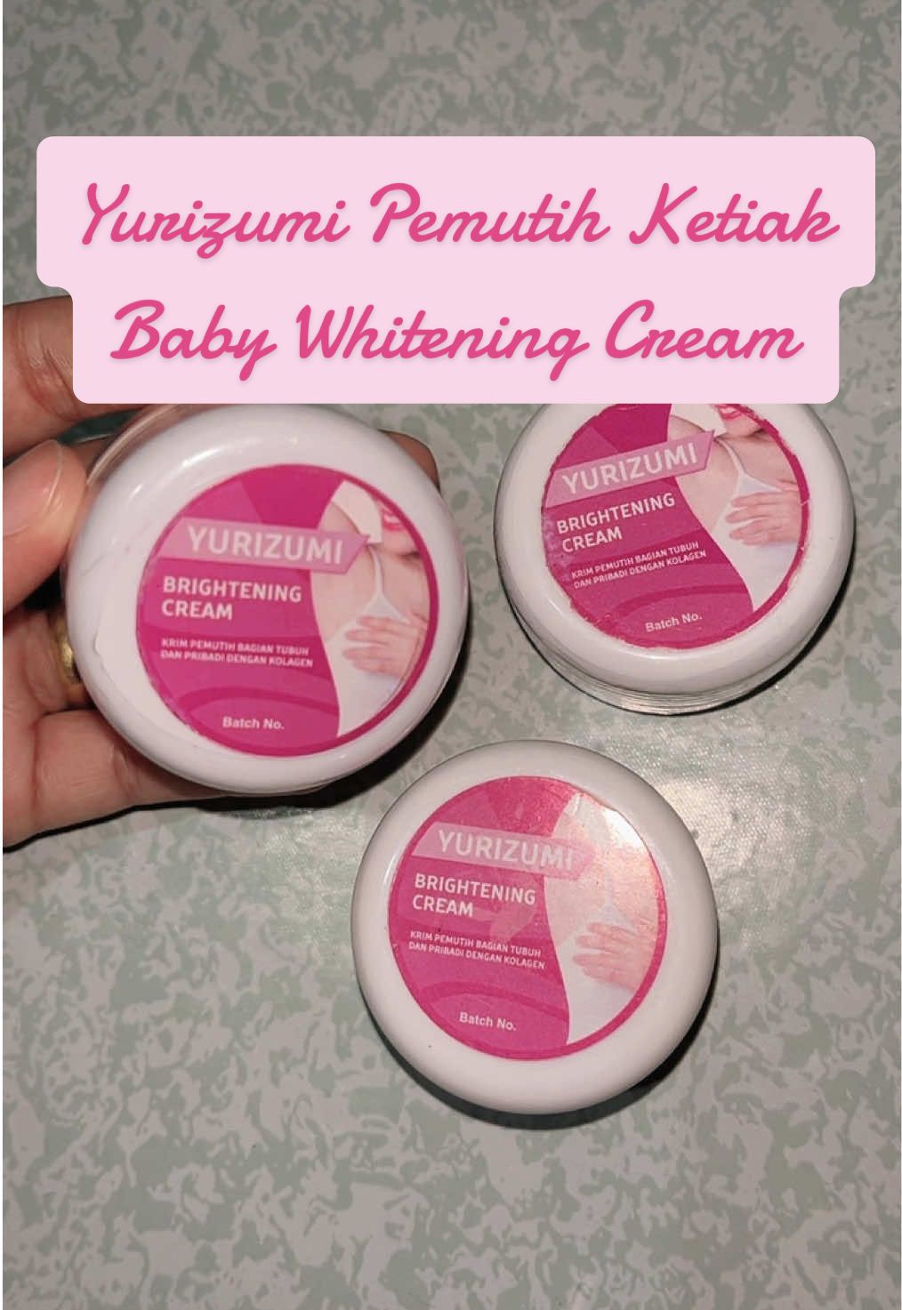 Yurizumi Pemutih Ketiak Baby Whitening Cream#creampemutihketiak 