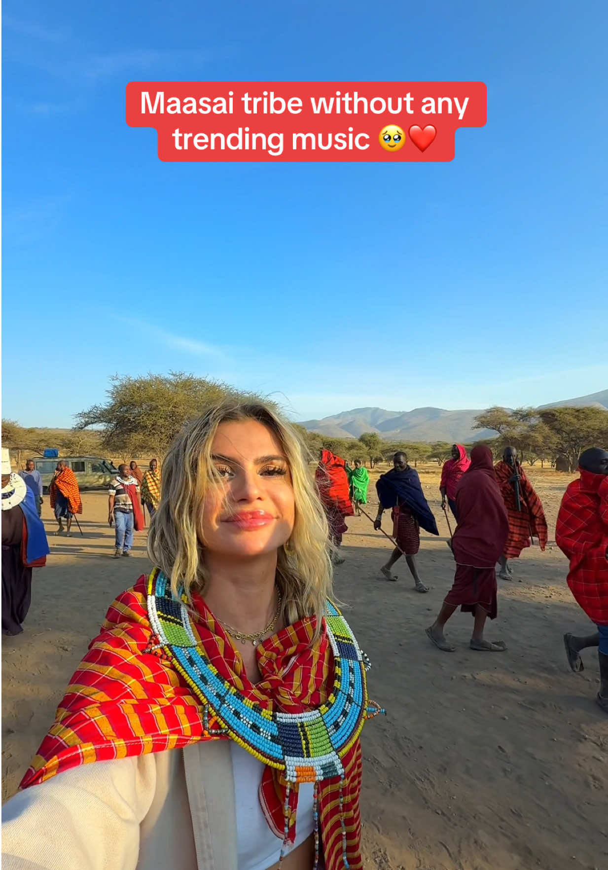 Discovering the traditions of the Maasai in Tanzania 🇹🇿 One of the most iconic tribes in East Africa, the Maasai are known for their rich culture, colorful clothing, and deep connection to the land. We were welcomed into their village, learned about their customs, and even got a glimpse of how their homes are built all from natural materials. A powerful reminder of how much beauty there is in simplicity, tradition, and community. #tanzania #maasai #tribe 