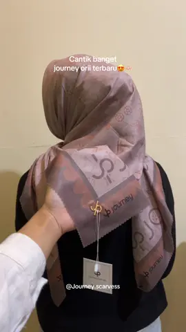 Livi journey scarves original terbaru almond cantik banget😍🫶🏻 #journeypromo #journeyscarves #livijourney #fyp 