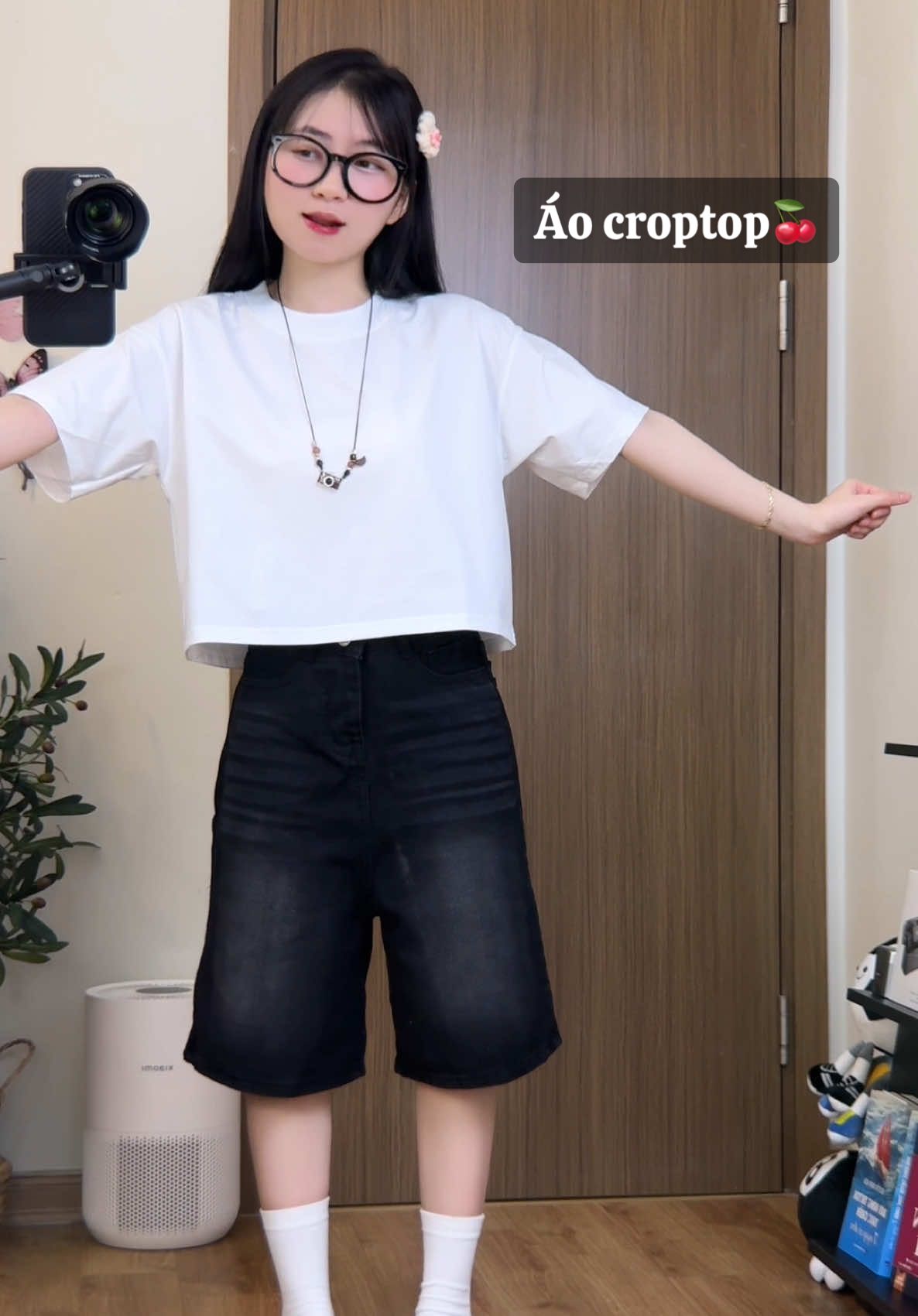 Chân ái cho mb nấm🍄 #xuhuong #aothun #croptop #meozbasic 