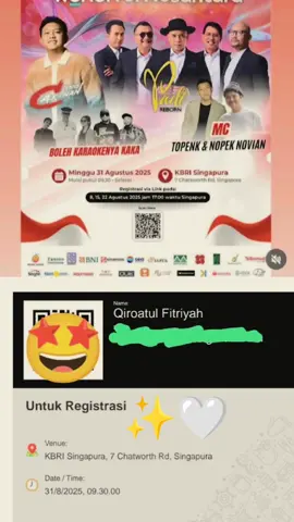 konser Jatim❌ konser Singapore✅ mator suwon KBRI🫰🤩 #tkwsingapura🇮🇩🇸🇬 #masukberandafyp #tiktokviral 