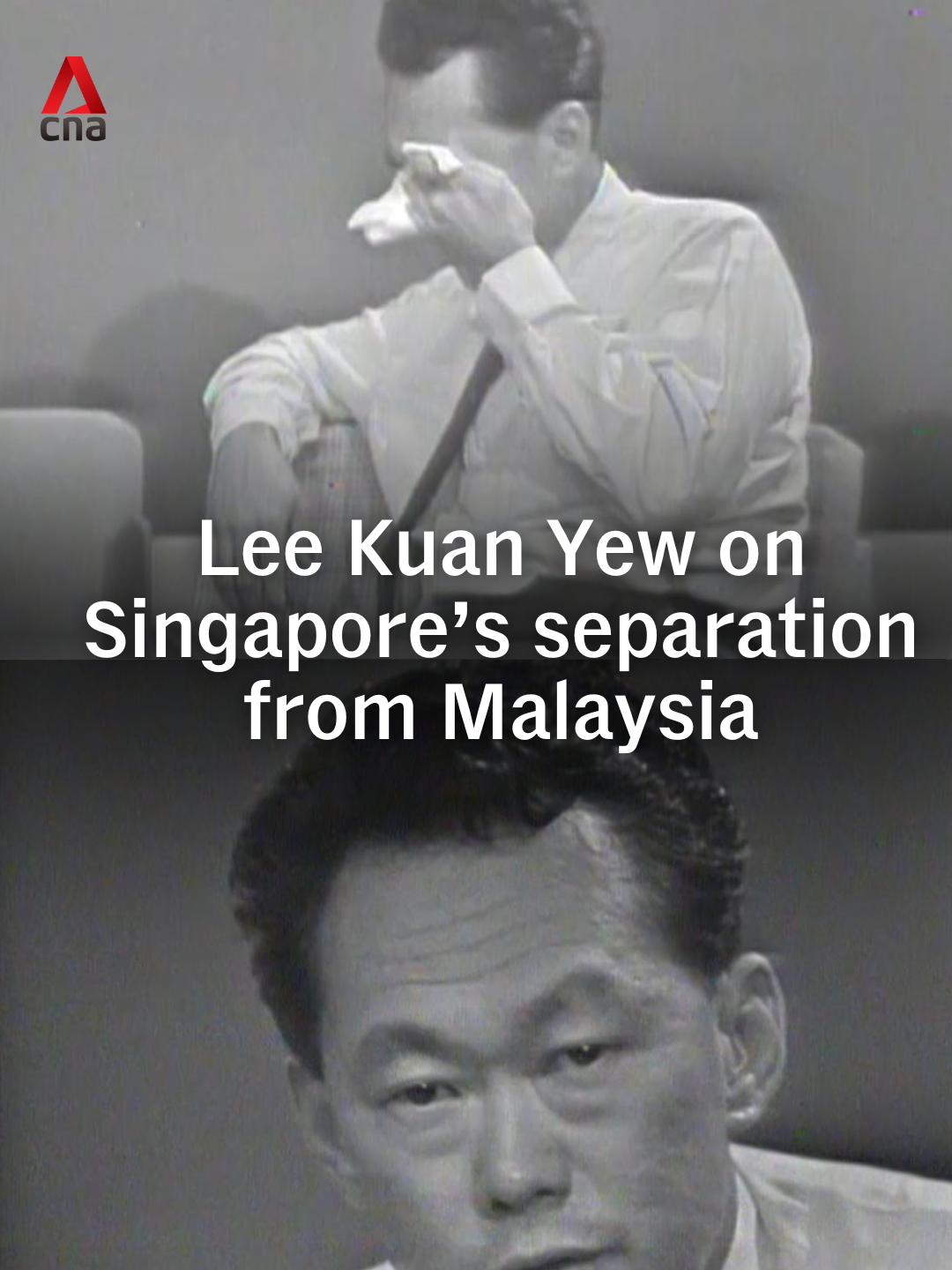 This was the moment when Mr Lee Kuan Yew teared up, speaking at a press conference explaining Singapore’s separation from Malaysia in 1965. The historic moment was played as part of Singapore’s SG60 National Day Message, delivered by Prime Minister Lawrence Wong. “We unite. Regardless of race, language, religion, culture,” said Mr Lee. #SG60