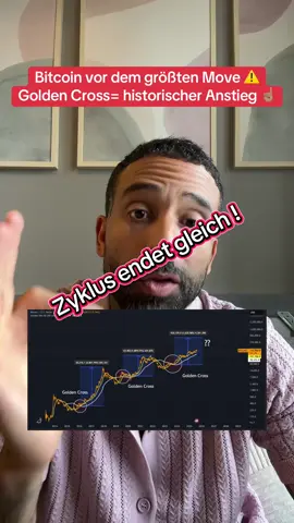 Krypto - Indikatoren - Muster ! Sie wiederholen sich immer. Bitcoin steht kurz vor dem Ausbruch ! Warum ? Das Golden Cross ist bestätigt ✅ ! Das ist erst der Anfang . #krypto #kryptowährung #kryptonews #bitcoinmining #cryptocurrency #investing #investment #moneymindset 
