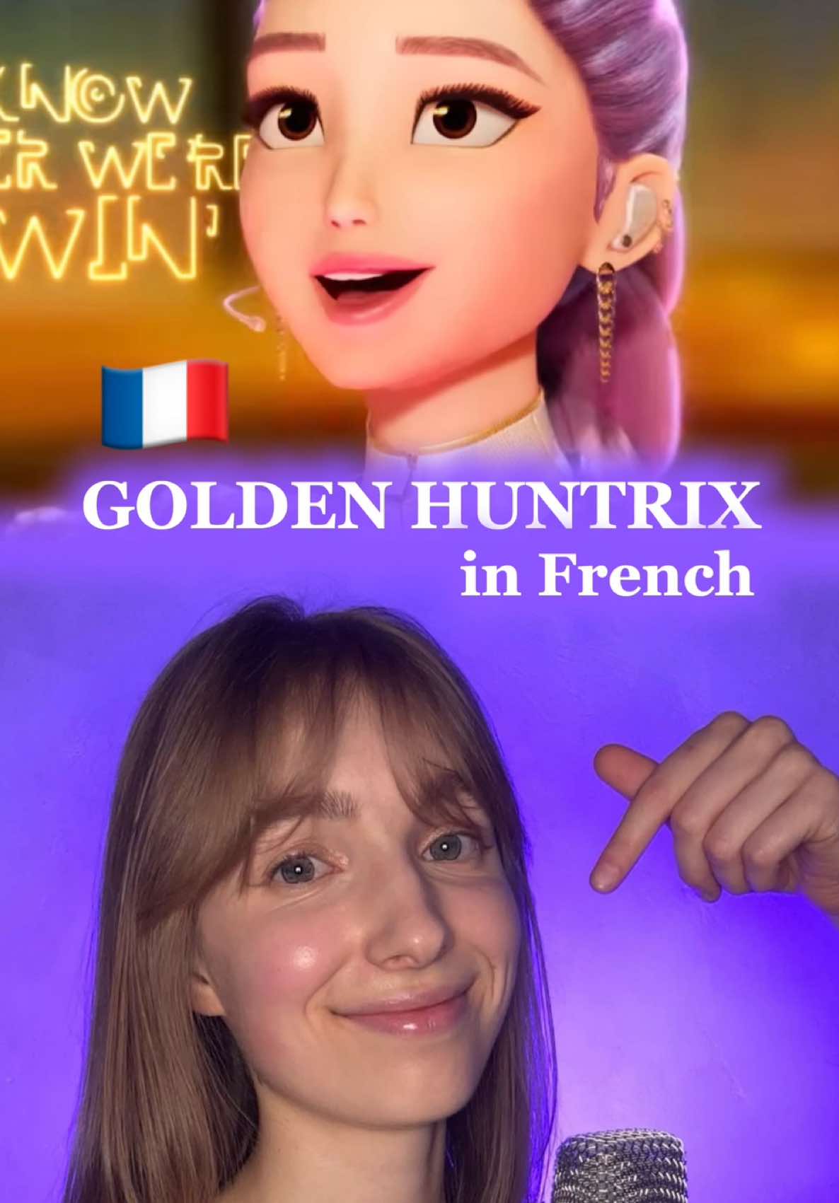 Song Huntrix - Golden KPop Demon Hunters in French / Français #song #songs #musica #kpop #kpopfyp 