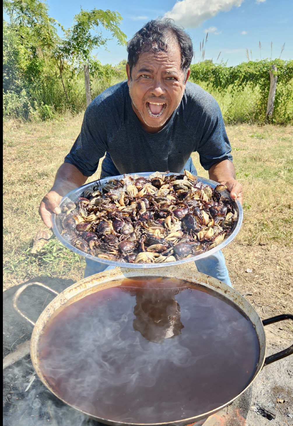 How to crispy crabs with chili recipe #tiktokfood #crispy #crabs #chili 