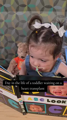 We try to give Savannah as normal as a life as possible while she's in the hospital. Eight months is a long time to be in the hospital but we will wait as long as we have to wait for her to get her perfect heart #pediatrichearttransplant #chdawareness #avsd 