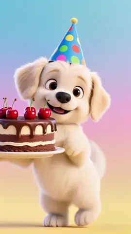 Happy birthday 🥳🥳🥳 #happybirthday #birthday #cake #trends #trend #foryou #foru #fyp #viralvideo #viral #trending #pets #adorable #fluffy #ai #trendingvideo #aiart #top #pixar 