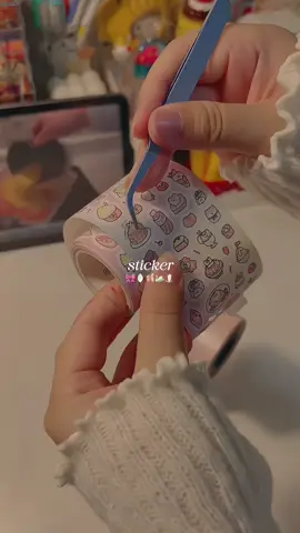 nhỏ nhỏ trông dễ thưn xều í 🍨🎀⋆ 𐙚 ̊. #unboxing #sticker #decor #vibe #cute #aesthetic #xuhuong #viral #bacxiuunbox 