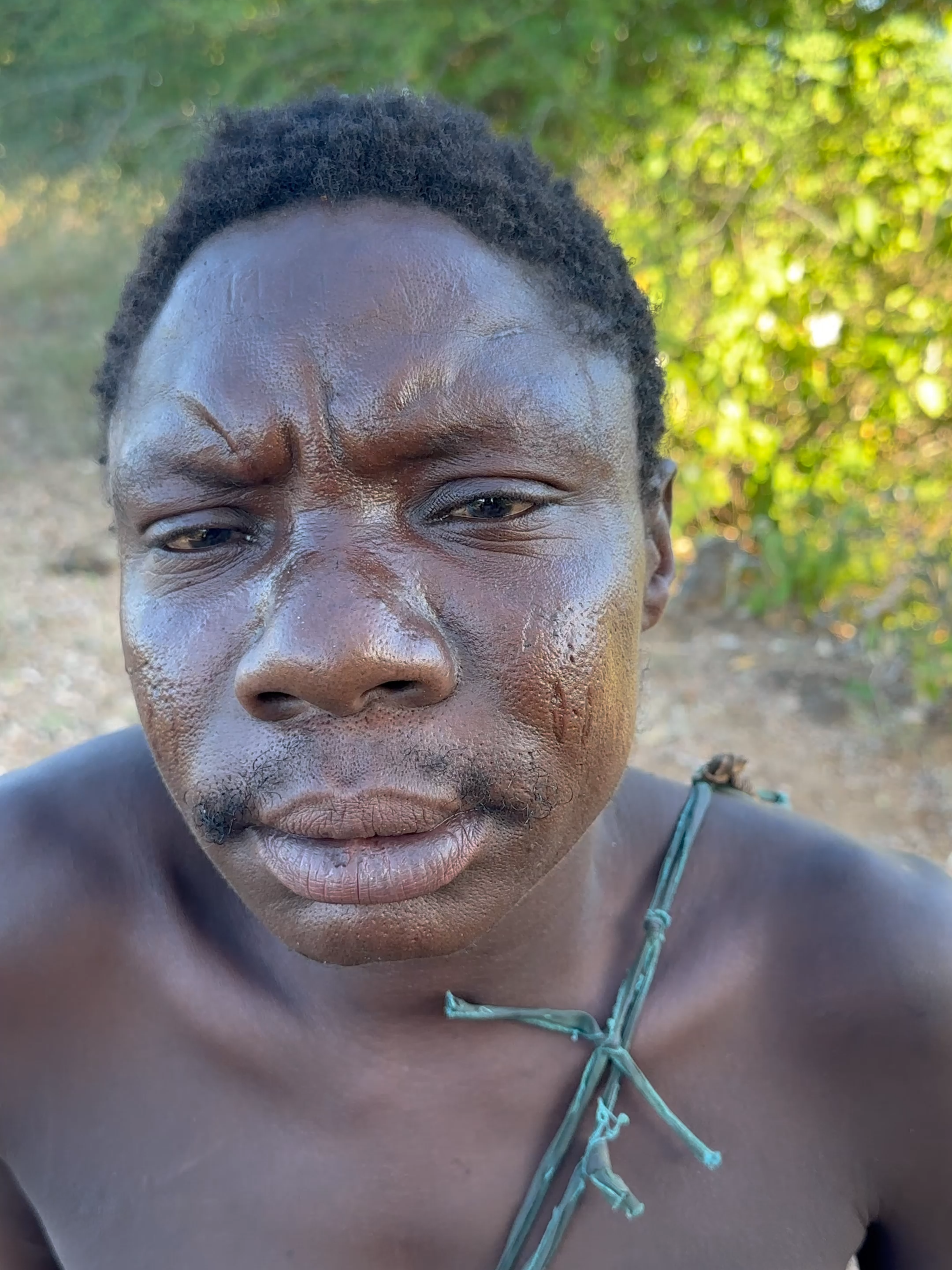Hadzabe tribe bushmen Chabba try to say names of new African countries for the first time 😅😍