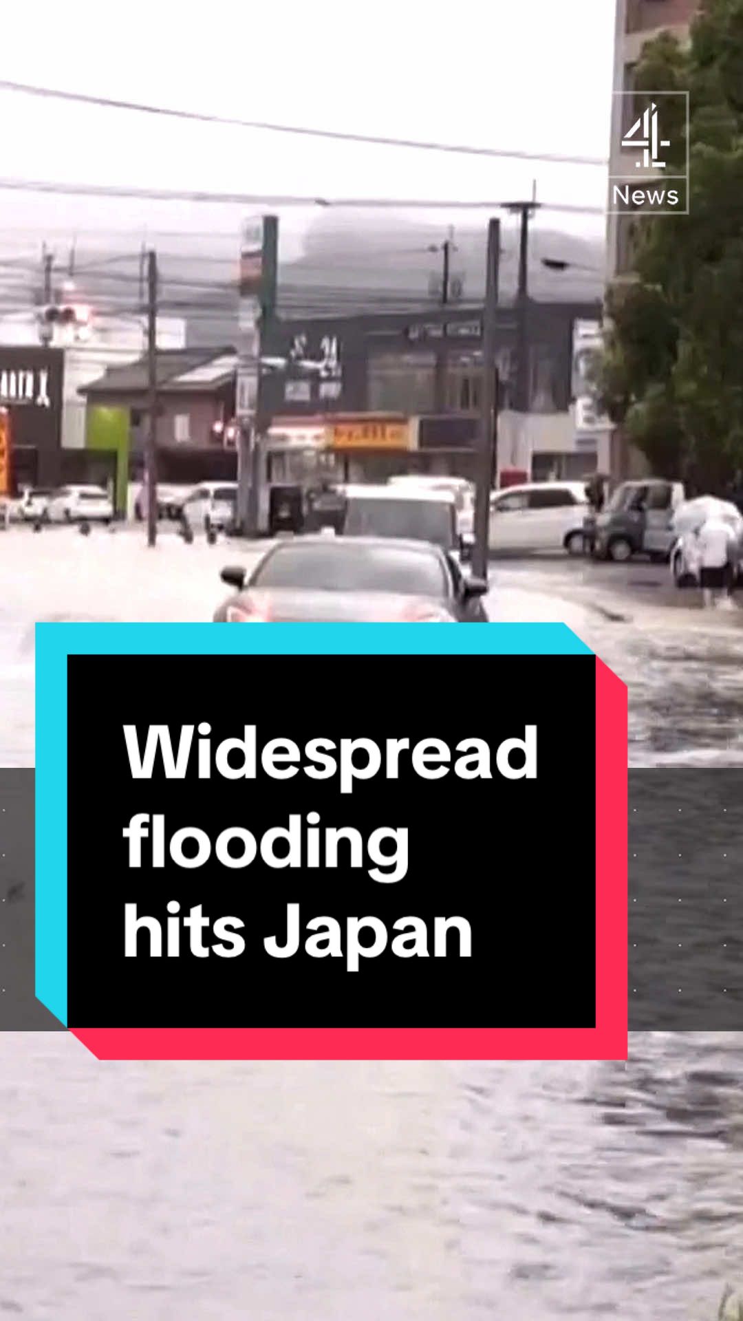 Japan has warned of a growing risk of disaster - after torrential rain hit the southern Kyushu island - triggering widespread flooding and landslides. More than 360,000 residents were evacuated - as entire streets were inundated. There's been widespread disruption to transport with dozens of flights, trains and buses cancelled or diverted. #Japan #Kyushu #Flooding #Landslides #Channel4News 