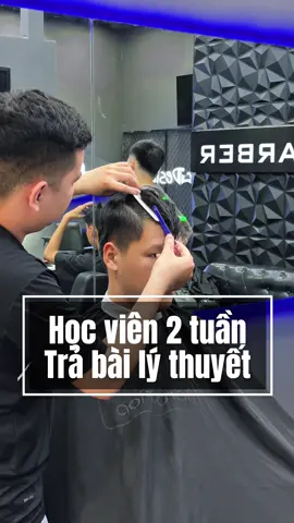 Học viên trả bài sau 2 tuần học lý thuyết + lên mẫu #tiemtocbacgiang #daotaonghetocbacgiang #daotaotocnam #daotaohocvien #daotaobarber #daotaonghetoc #ChayBarBer 