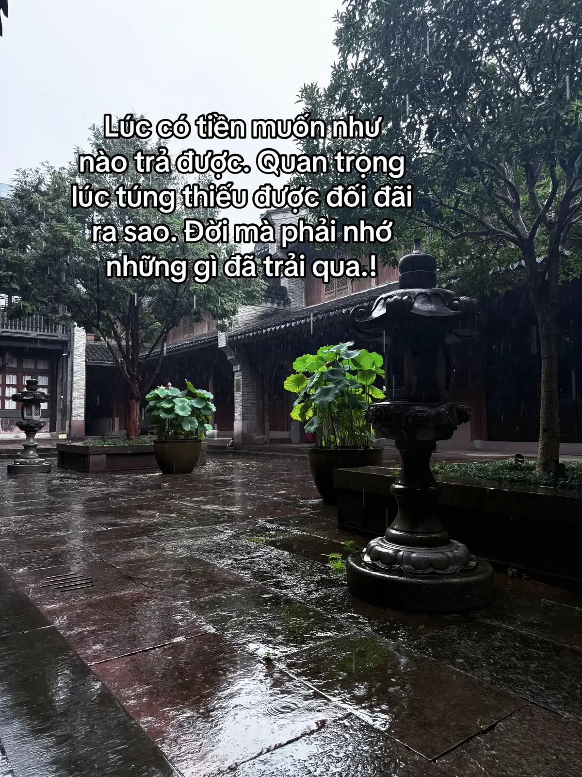Lúc có tiền muốn như nào trả được. Quan trọng lúc túng thiếu được đối đãi ra sao. Đời mà phải nhớ những gì đã trải qua.! #sttdoi #tamtrang #cuocsong 