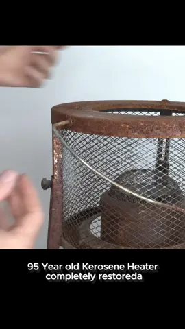 95 Year old Kerosene Heater completely Restored. #rusty #antique #asmr #satisfying #restoration 
