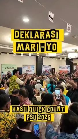 Deklarasi kemenangan pilgub papua no .Urut 02 Mari_Yo.😃#papua #pilkada #pilgub #viralvedio #fypシ゚ #fyppppppppppppppppppppppp #jayapurahits_papua 😱