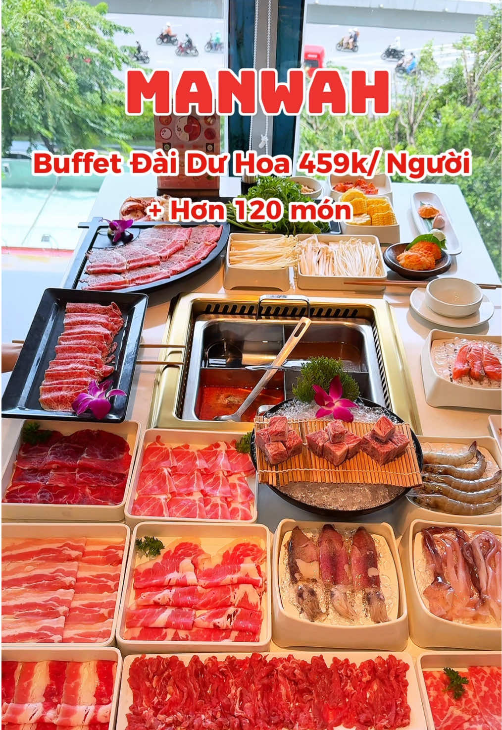 Lần đầu thưởng thức bò tươi không giới hạn tại Manwah  #buffetdaiduhoa #laudailoan #botuoi #xuhuong #viral 